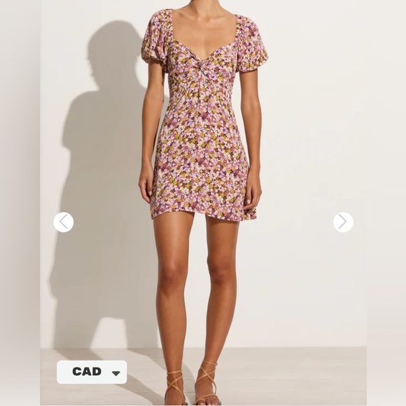 NWT Faithfull The Brand Elissa Mini Dress - Picture 2 of 9